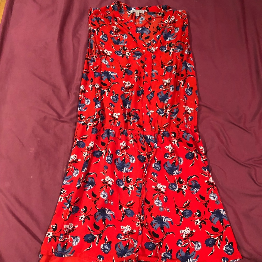 Flower pattern dress